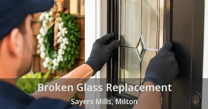 Broken Glass Replacement Sayers Mills, Milton - ON