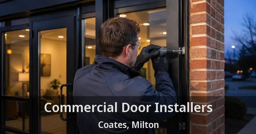 Commercial Door Installers Coates, Milton - ON