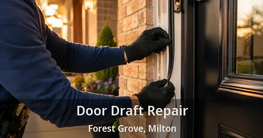 Door Draft Repair Forest Grove, Milton - ON