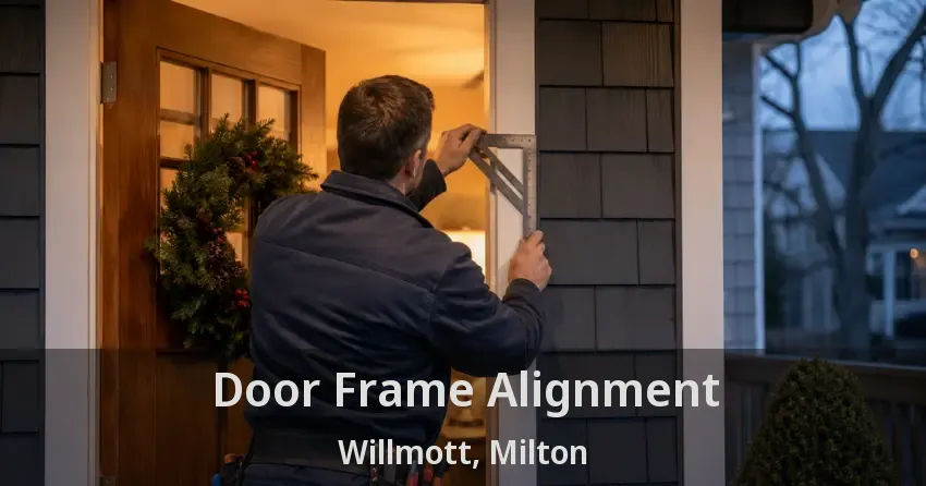 Door Frame Alignment Willmott, Milton - ON