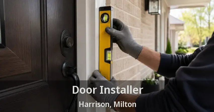 Door Installer Harrison, Milton - ON