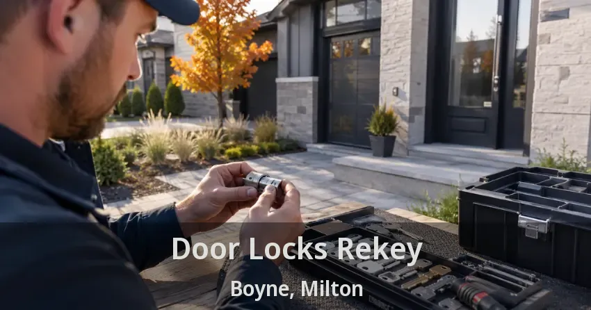 Door Locks Rekey Boyne, Milton - ON