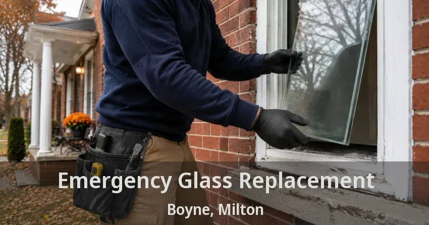 Emergency Glass Replacement Boyne, Milton - ON