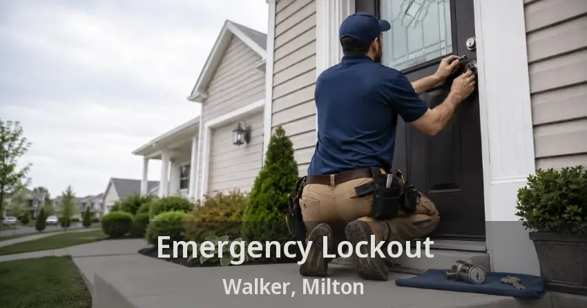Emergency Lockout Walker, Milton - ON
