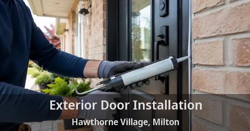 Exterior Door Installation Hawthorne Village, Milton - ON
