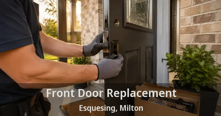 Front Door Replacement Esquesing, Milton - ON