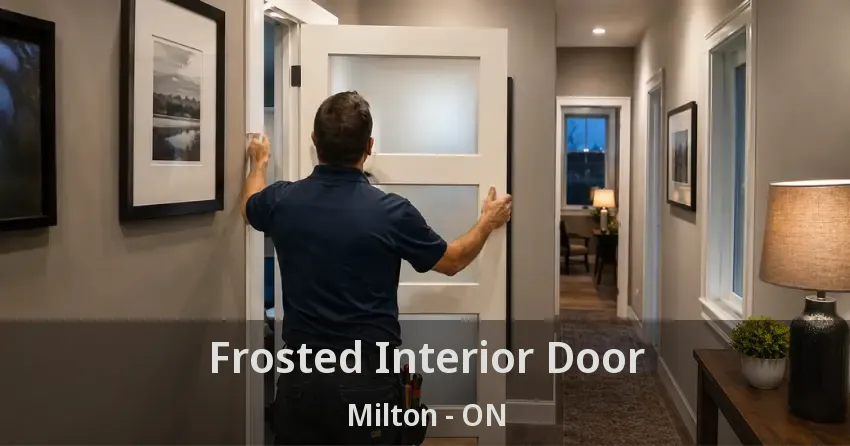 Frosted Interior Door Milton - ON