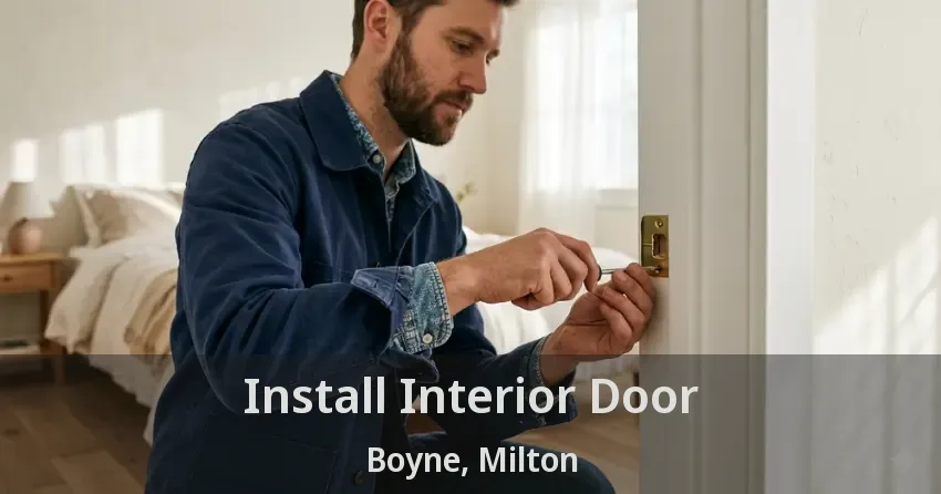 Install Interior Door Boyne, Milton - ON