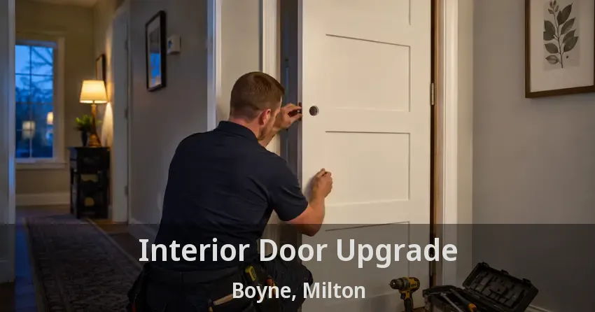 Interior Door Upgrade Boyne, Milton - ON