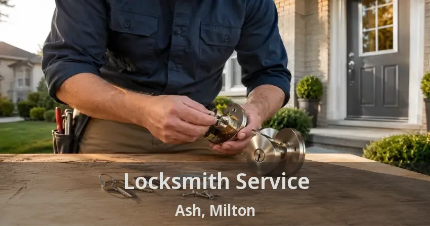Locksmith Service Ash, Milton - ON