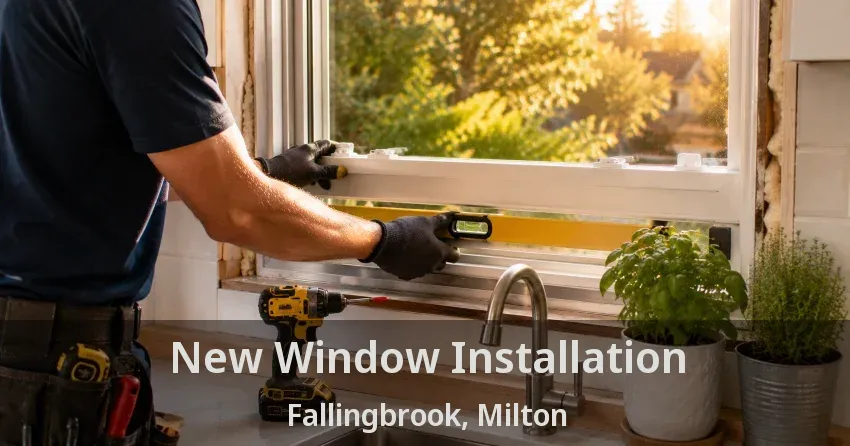 New Window Installation Fallingbrook, Milton - ON