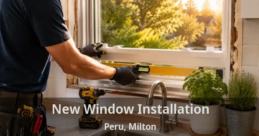 New Window Installation Peru, Milton - ON