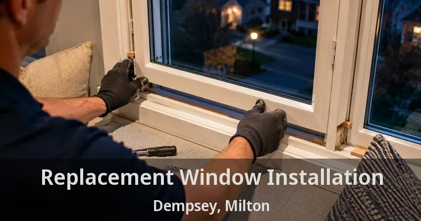 Replacement Window Installation Dempsey, Milton - ON