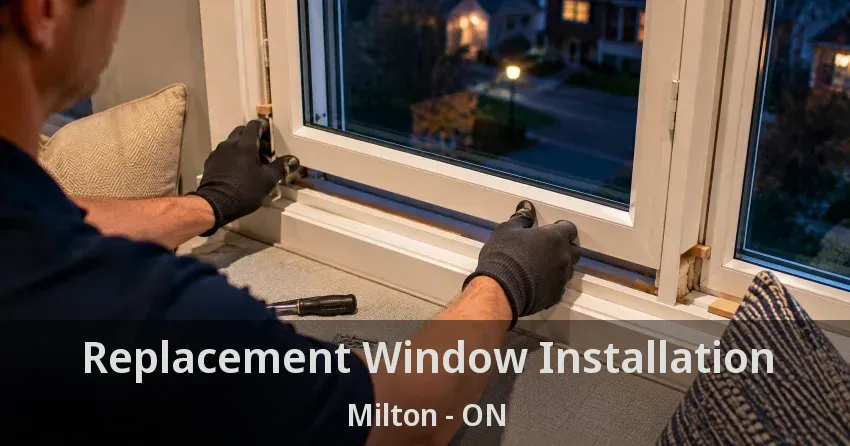 Replacement Window Installation Milton - ON
