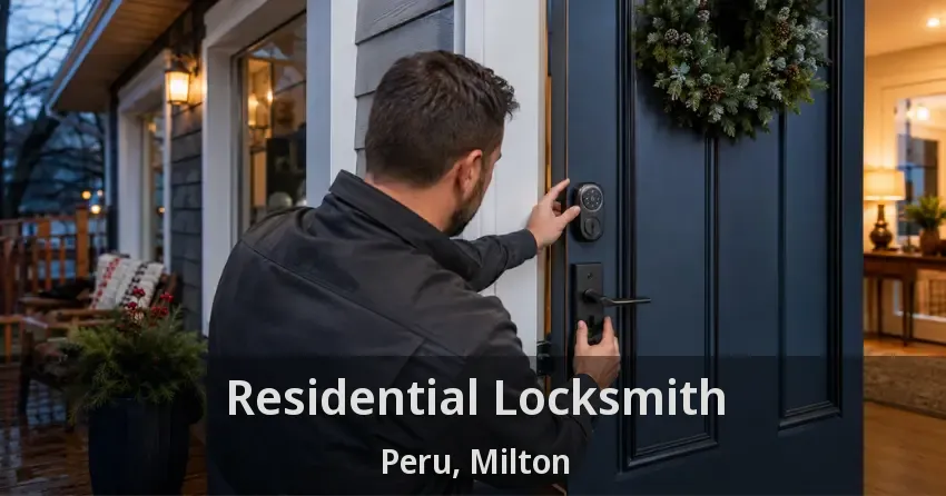 Residential Locksmith Peru, Milton - ON