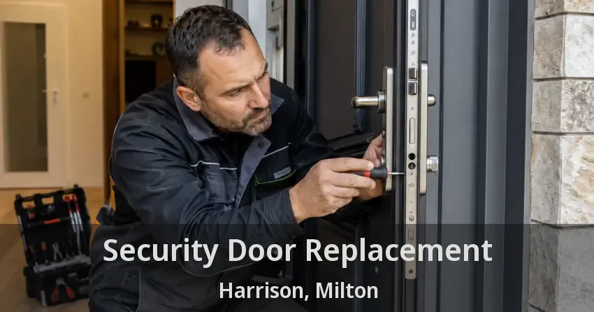 Security Door Replacement Harrison, Milton - ON
