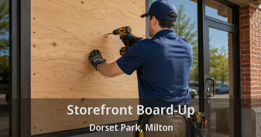 Storefront Board-Up Dorset Park, Milton - ON