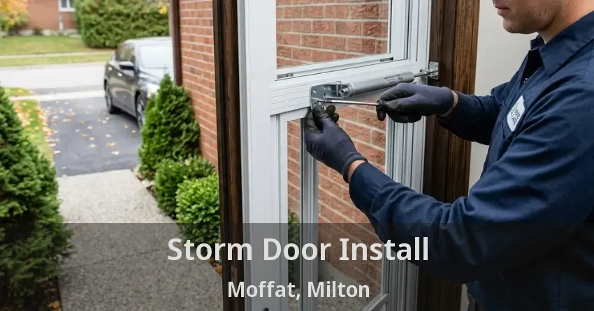 Storm Door Install Moffat, Milton - ON