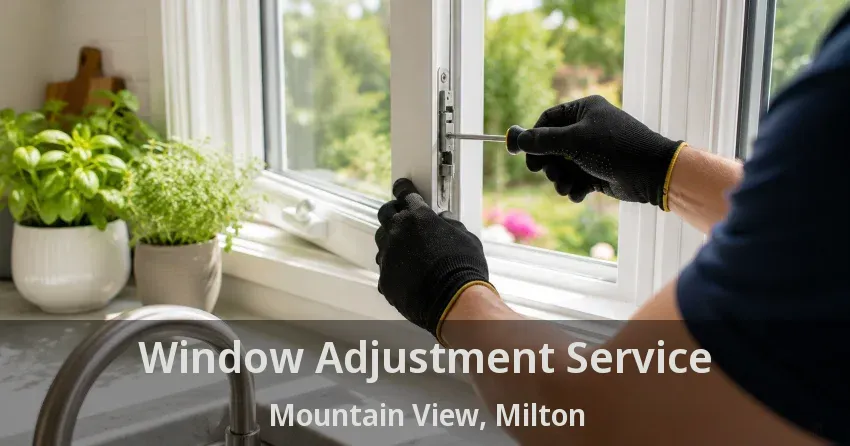 Window Adjustment Service Mountain View, Milton - ON