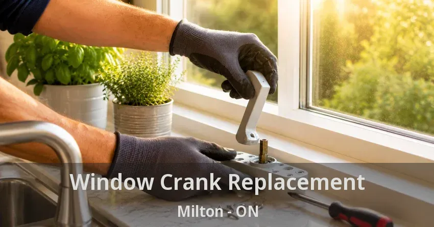 Window Crank Replacement Milton - ON