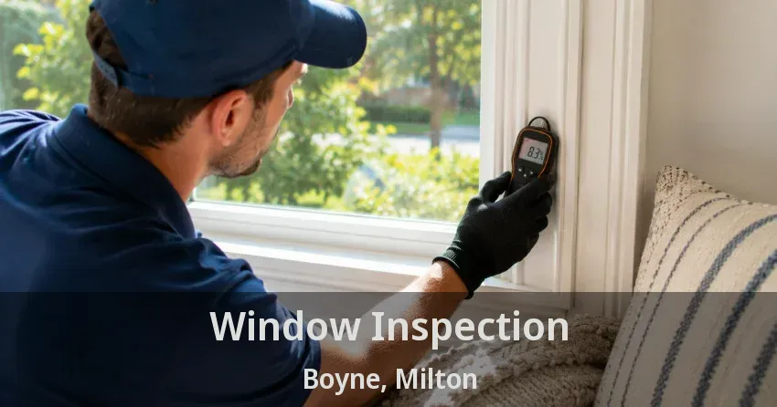 Window Inspection Boyne, Milton - ON