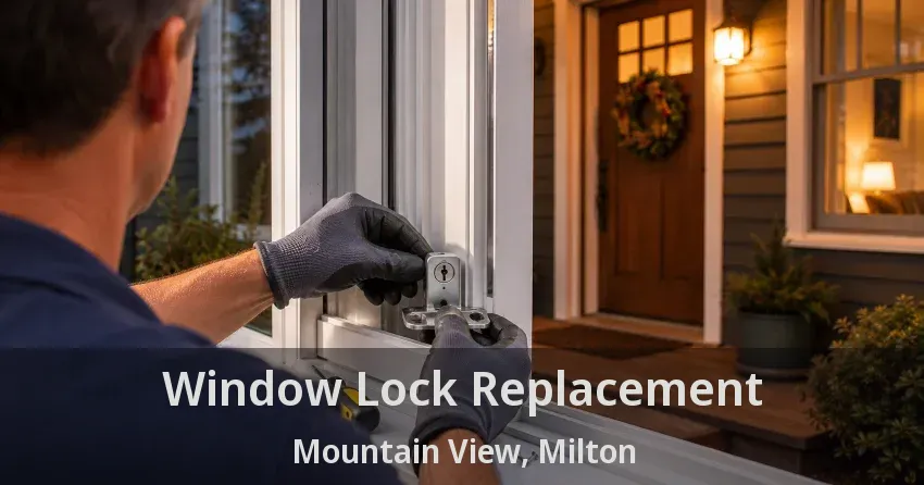 Window Lock Replacement Mountain View, Milton - ON
